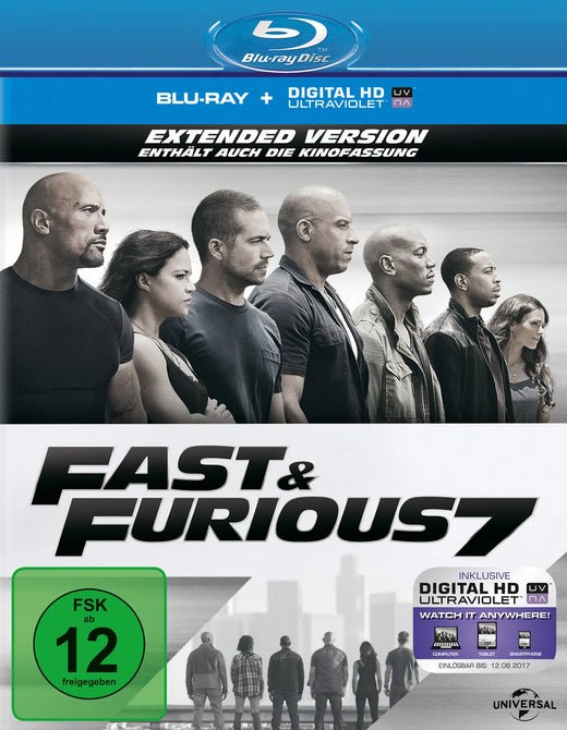 Fast & Furious 7 - Extended Version - Blu-ray
