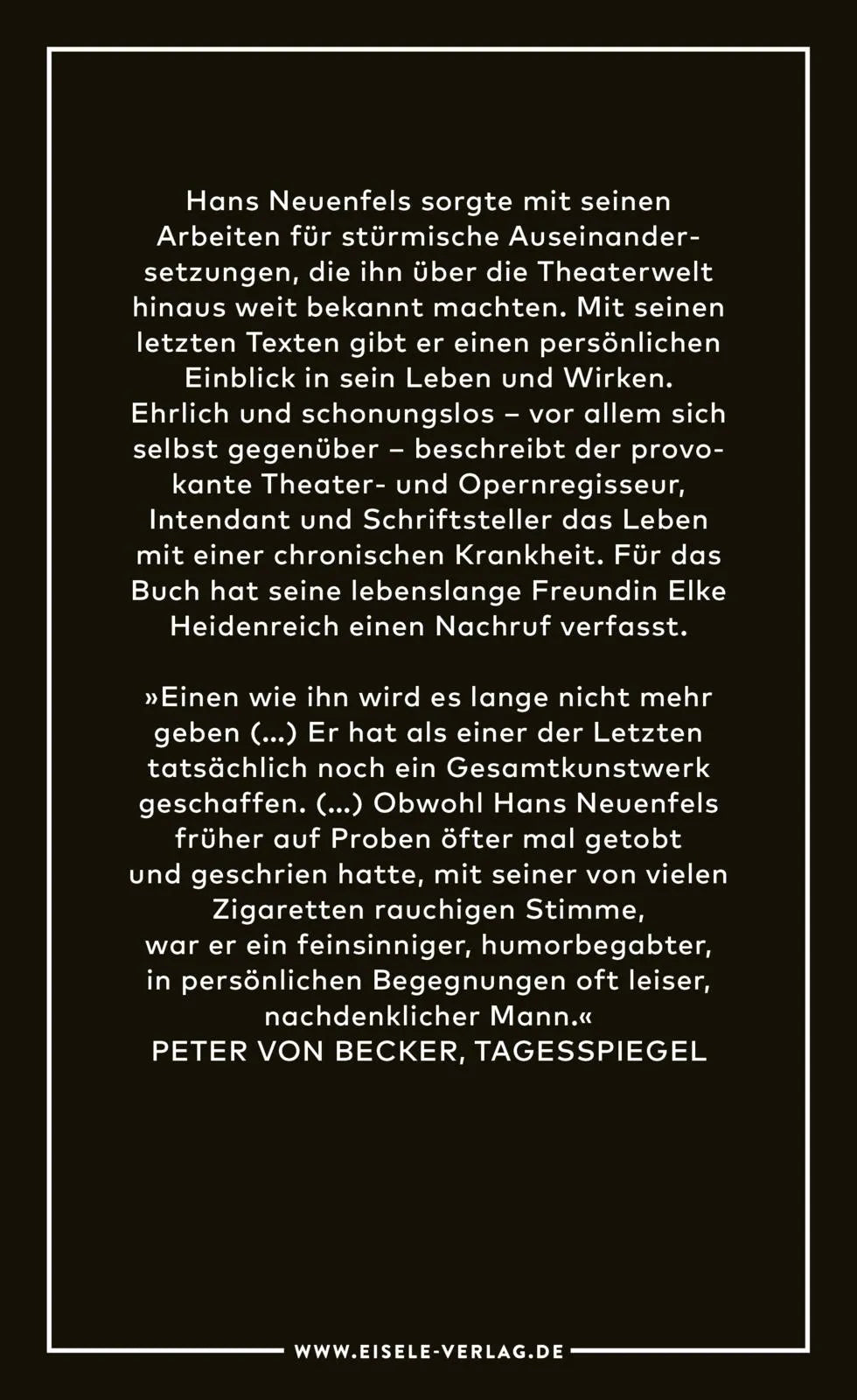 Buchrückseite von 'Fast nackt' mit Klappentext - Gebundene Ausgabe