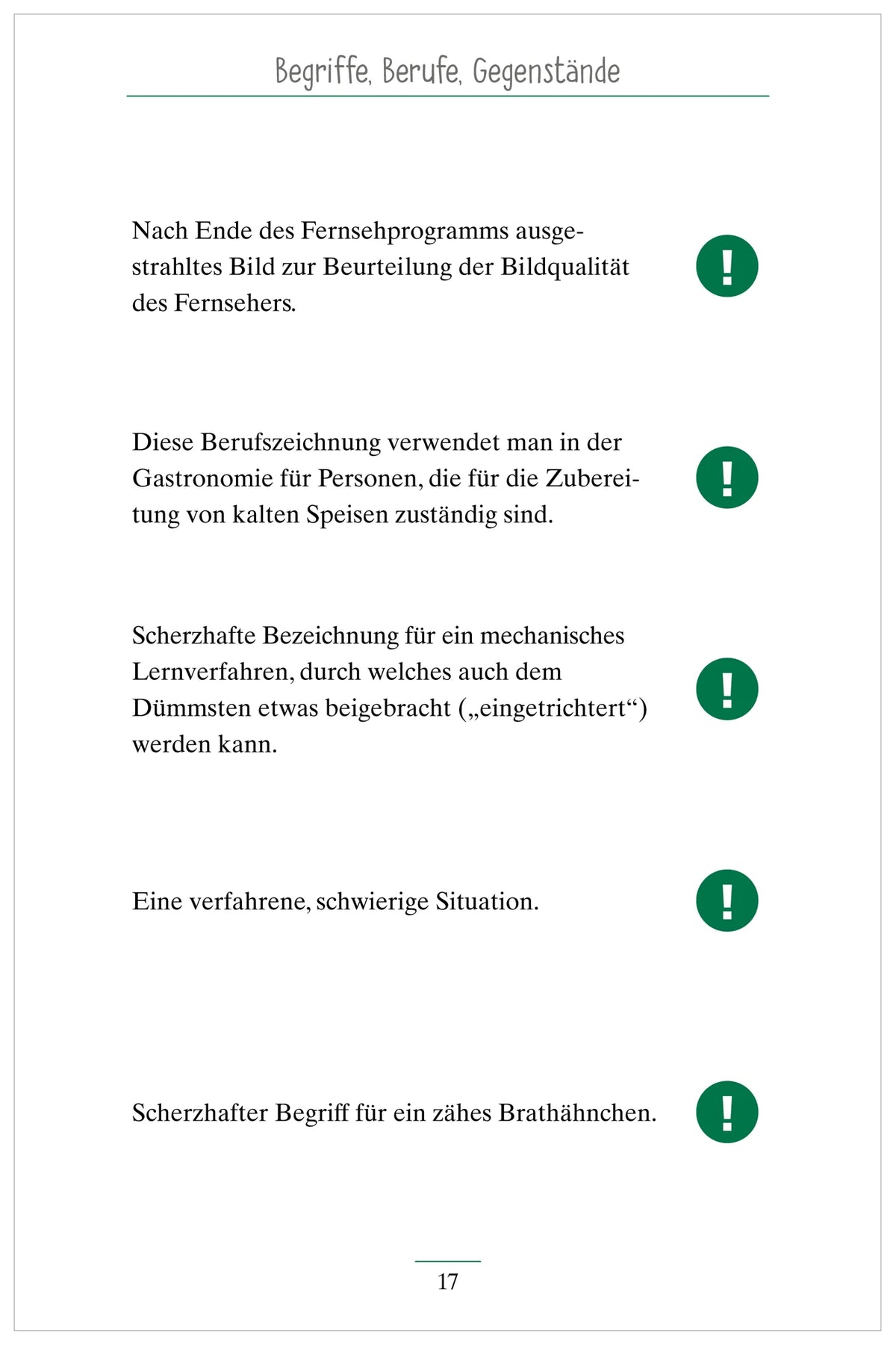 Fast vergessene Begriffe. Das Gedächtnistraining-Quiz für Senioren. Ideal als Beschäftigung, Gedächtnistraining, Aktivierung bei Demenz. – Ansicht