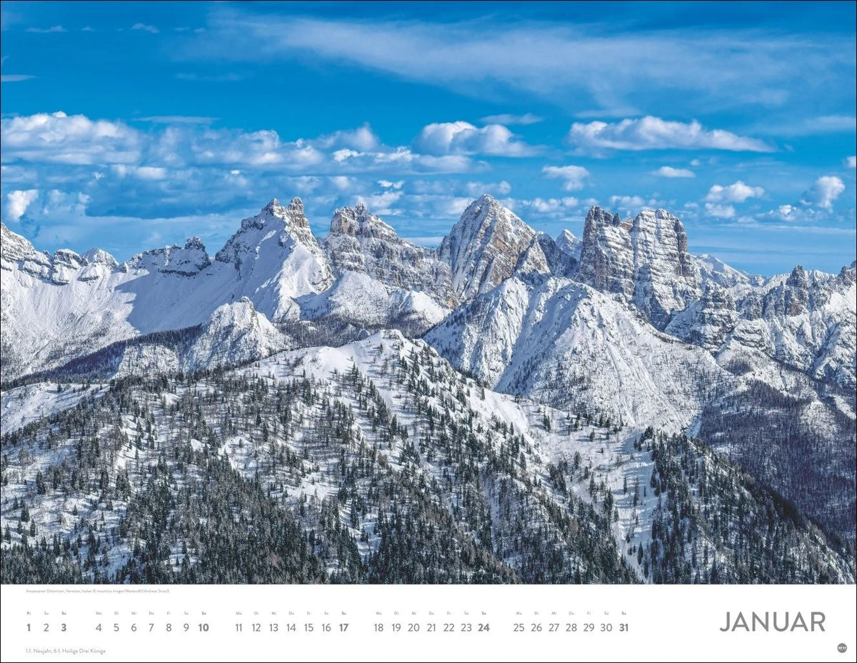 Faszination Alpen Posterkalender 2027 – Ansicht