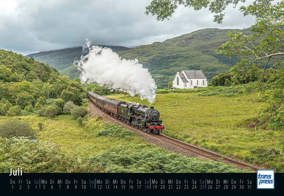 Faszination Eisenbahn Kalender 2027 – Ansicht