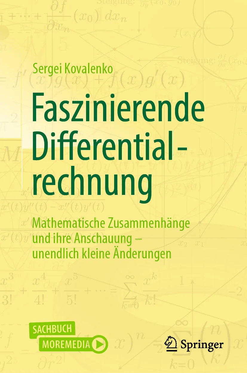 Cover: Faszinierende Differentialrechnung (E-Book) von Sergei Kovalenko