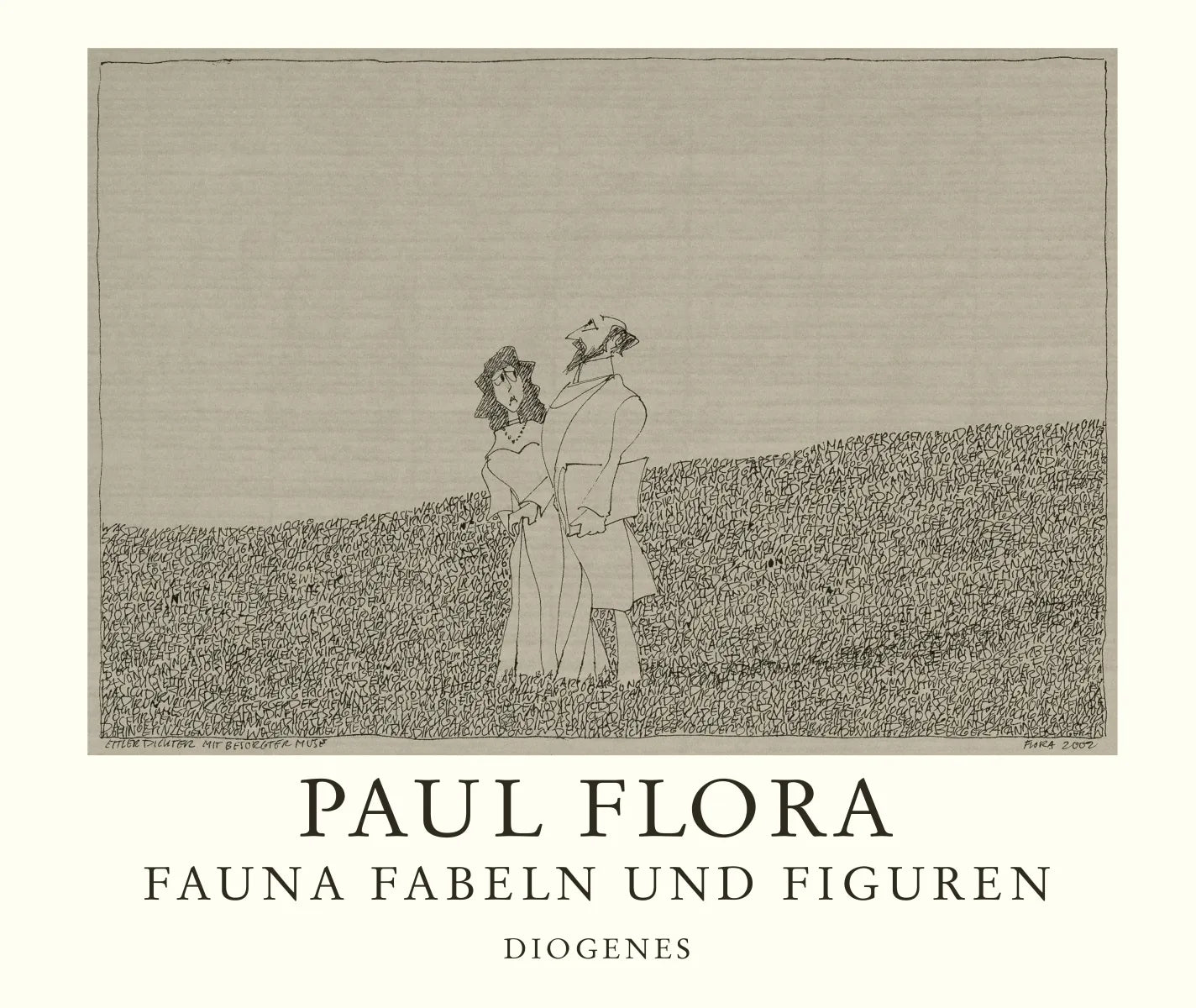 Buchcover von 'Fauna, Fabeln und Figuren' - Gebundene Ausgabe von Paul Flora
