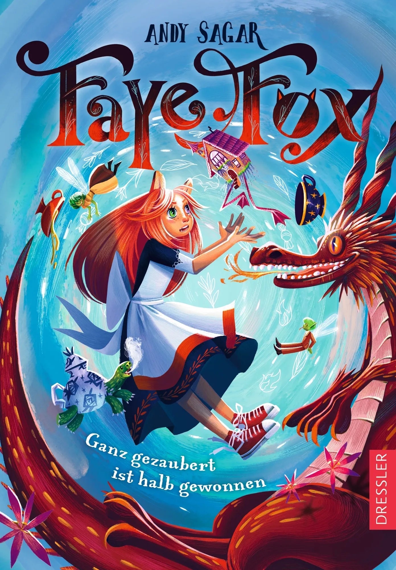 Buchcover von 'Faye Fox 2. Ganz gezaubert ist halb gewonnen' - Gebundene Ausgabe von Andy Sagar