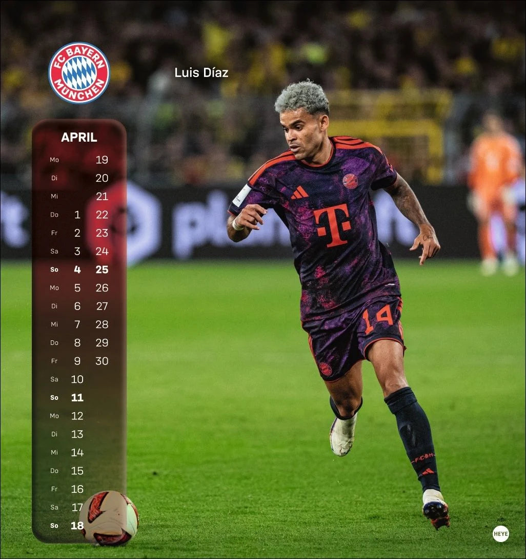 FC Bayern München Postkartenkalender 2027 – Ansicht
