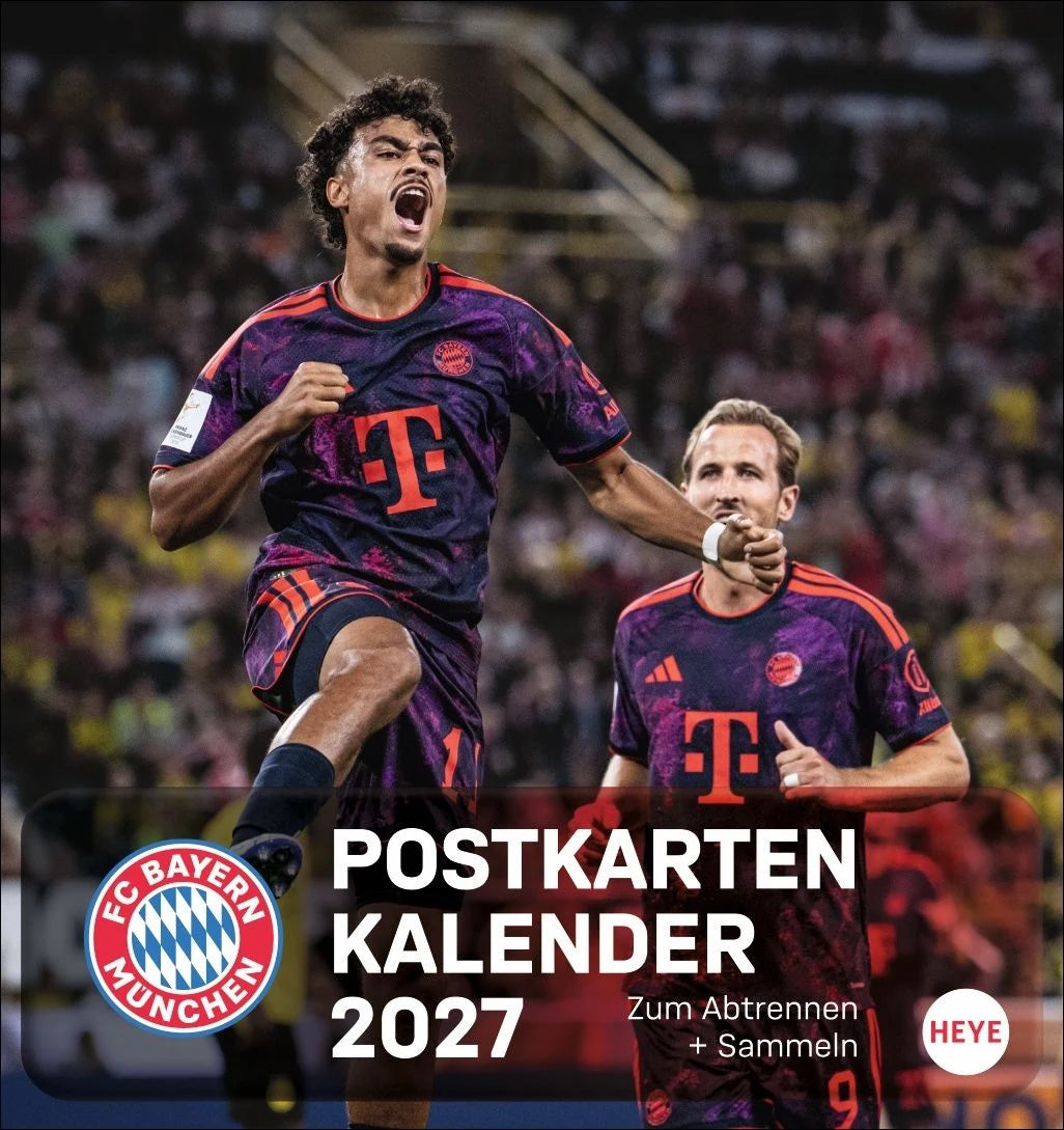 Postkartenkalender: FC Bayern München Postkartenkalender 2027