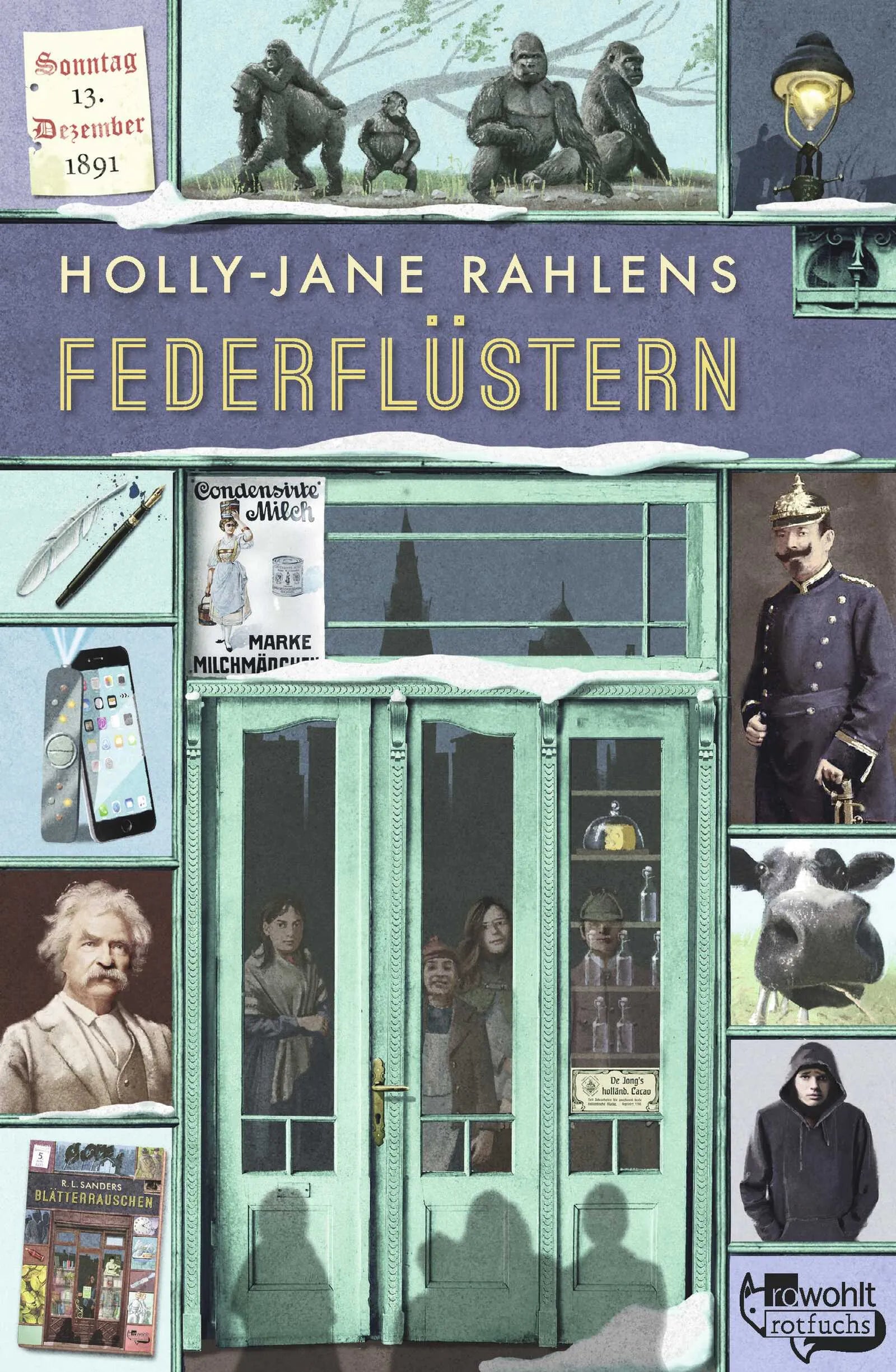 Buchcover von 'Federflüstern' - Gebundene Ausgabe von Holly-Jane Rahlens