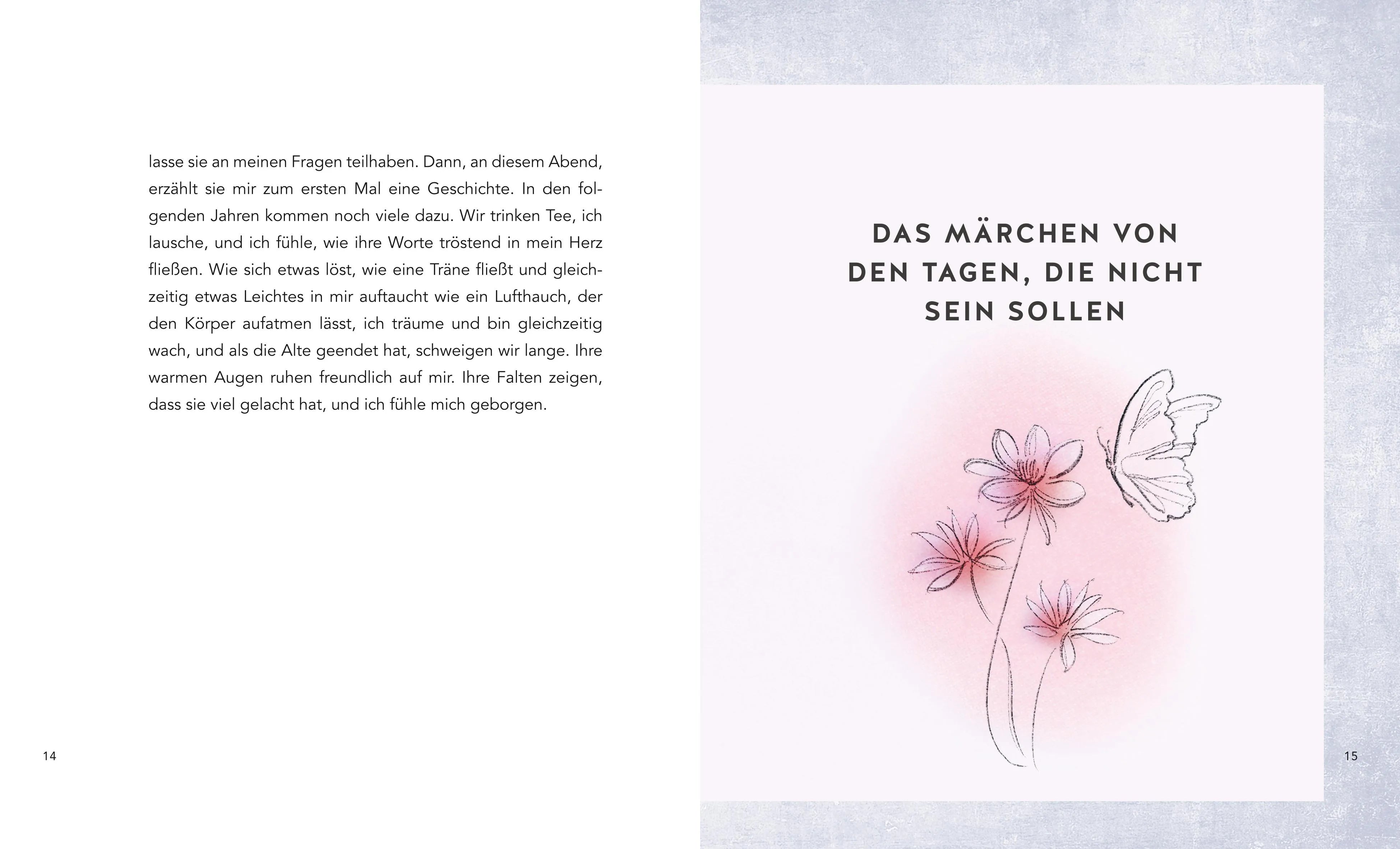 Abbildung von 'Federleichte Gedanken gegen das Kopfkarussell in der Nacht'