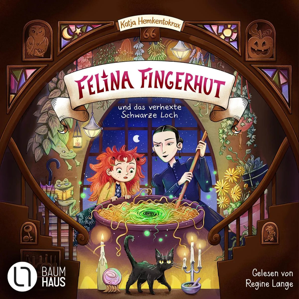 Cover: Felina Fingerhut und das verhexte Schwarze Loch (Hörbuch Download) von Katja Hemkentokrax