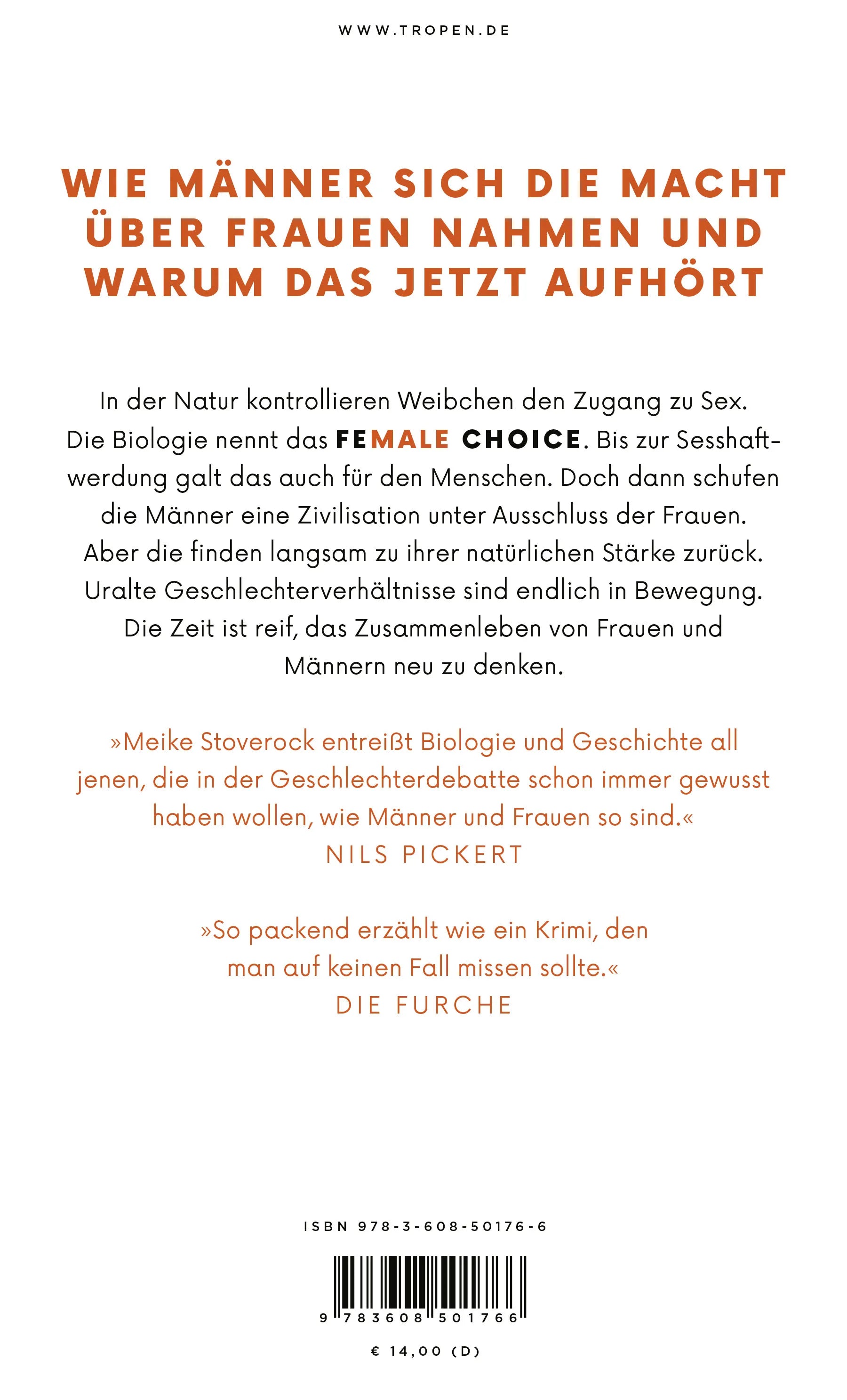 Rückseite: Female Choice (Taschenbuch)