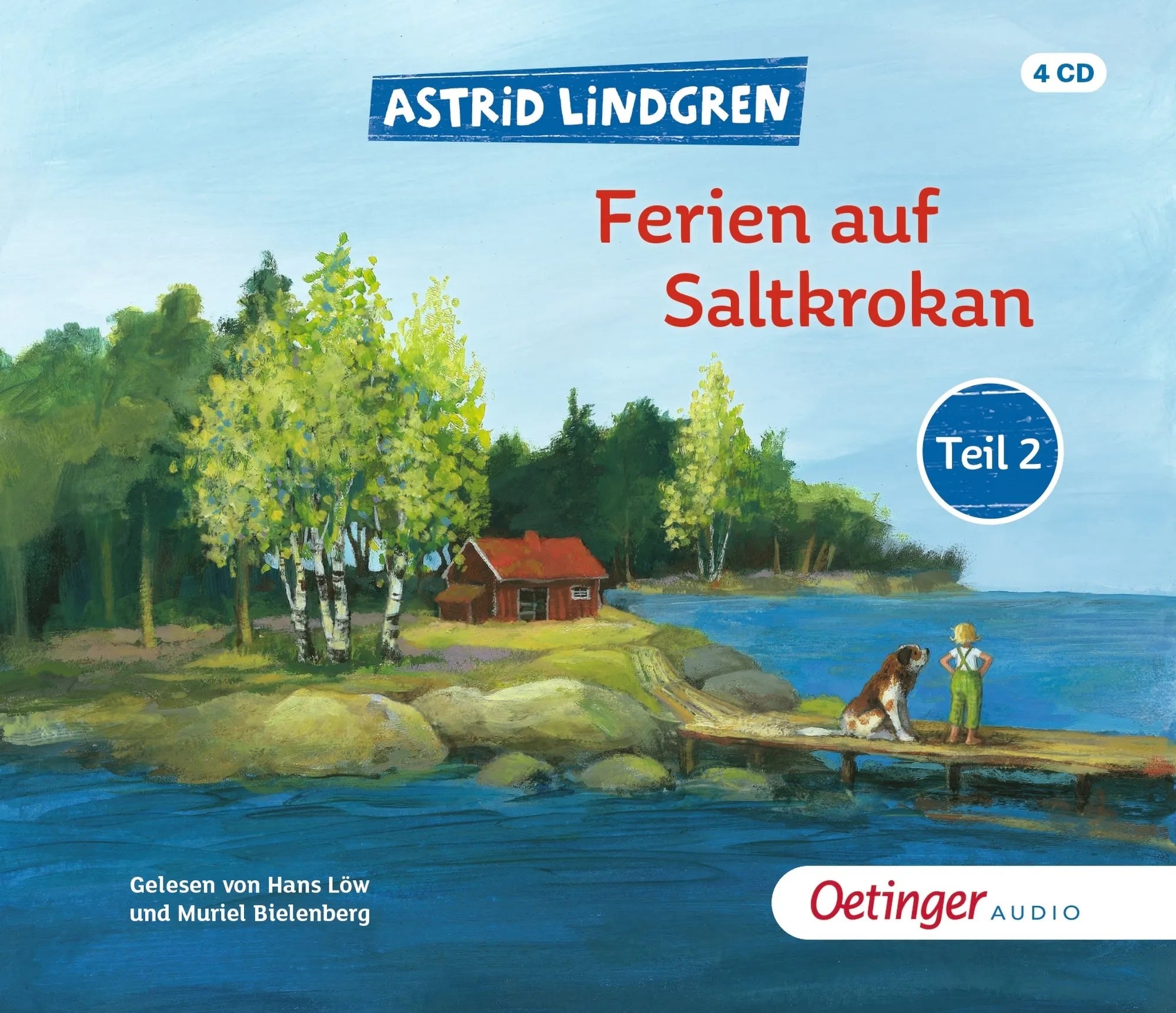 Buchcover von 'Ferien auf Saltkrokan Teil 2' - Hörbuch (CD) von Astrid Lindgren