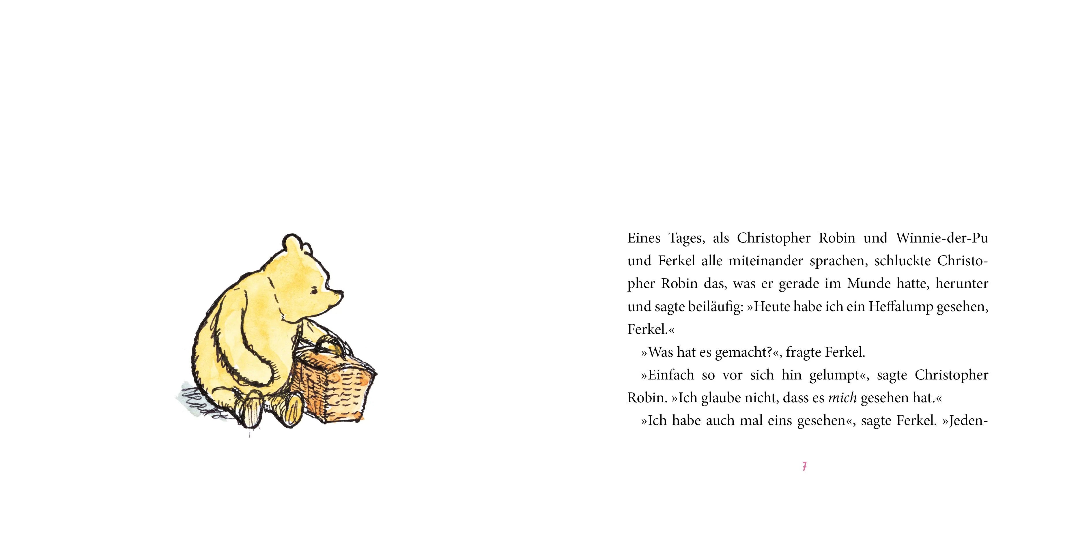 Detailansicht: Ferkel fängt ein Heffalump (Hardcover)