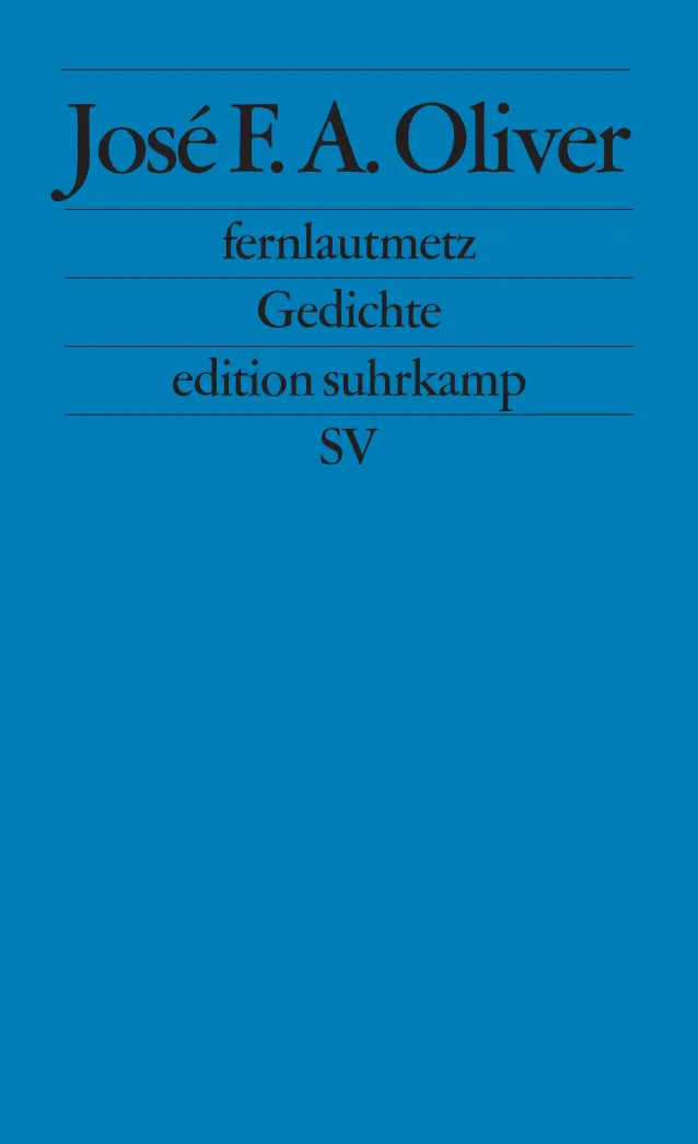 Buchcover von 'fernlautmetz' - Taschenbuch von José F. A. Oliver