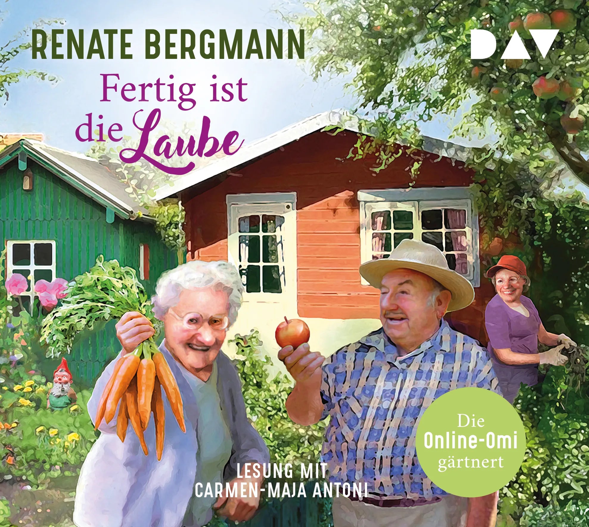 Buchcover von 'Fertig ist die Laube. Die Online-Omi gärtnert' - Hörbuch (CD) von Renate Bergmann