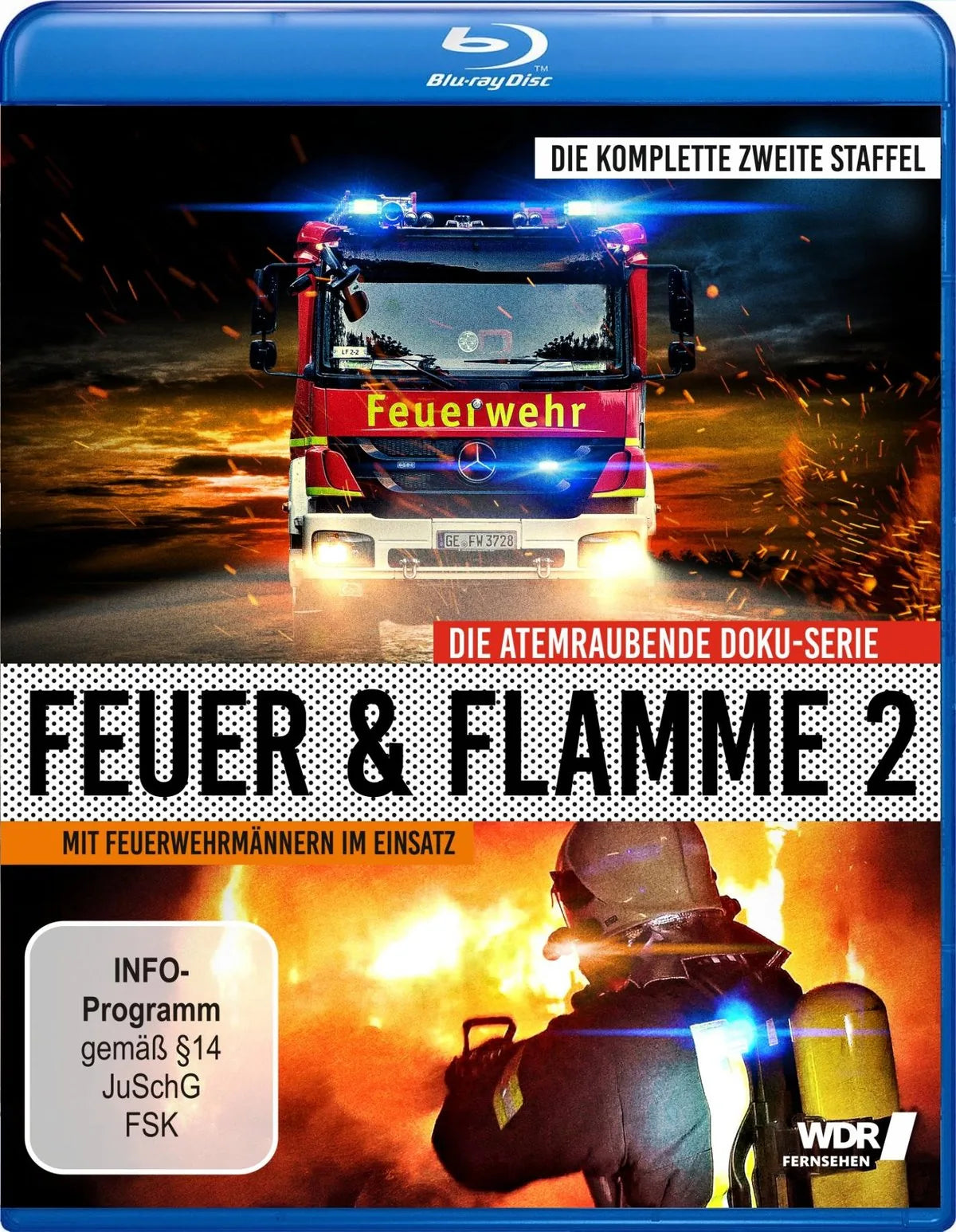 Feuer & Flamme - Mit Feuerwehrmännern im Einsatz - Blu-ray Disc