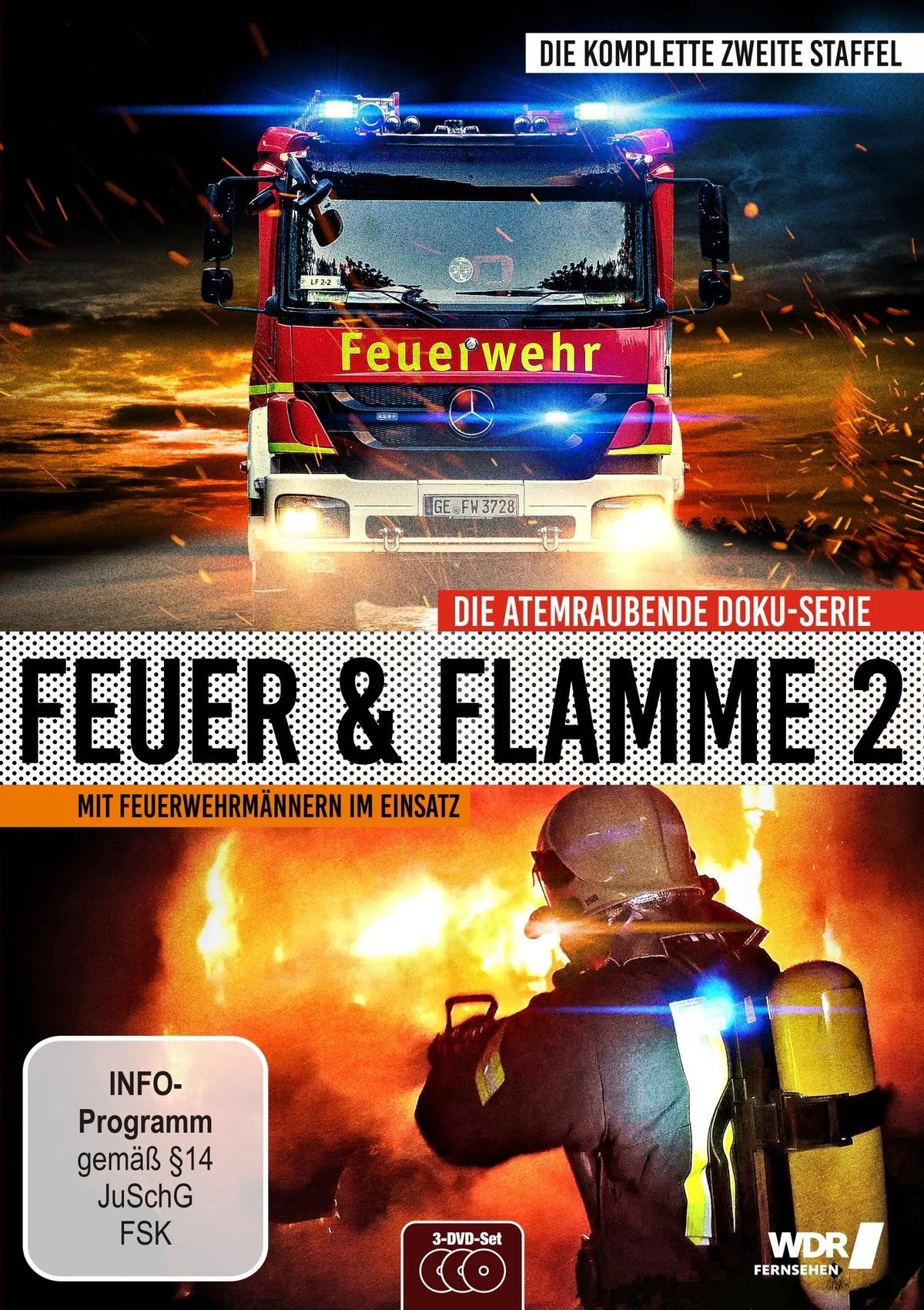 Feuer & Flamme - Mit Feuerwehrmännern im Einsatz - DVD