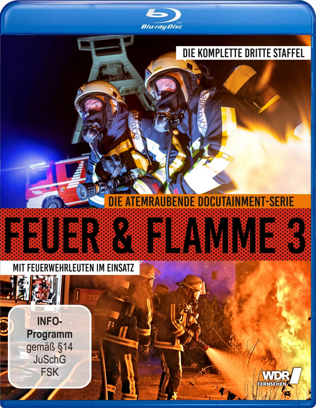 Feuer und Flamme - Mit Feuerwehrmännern im Einsa - Blu-ray Disc