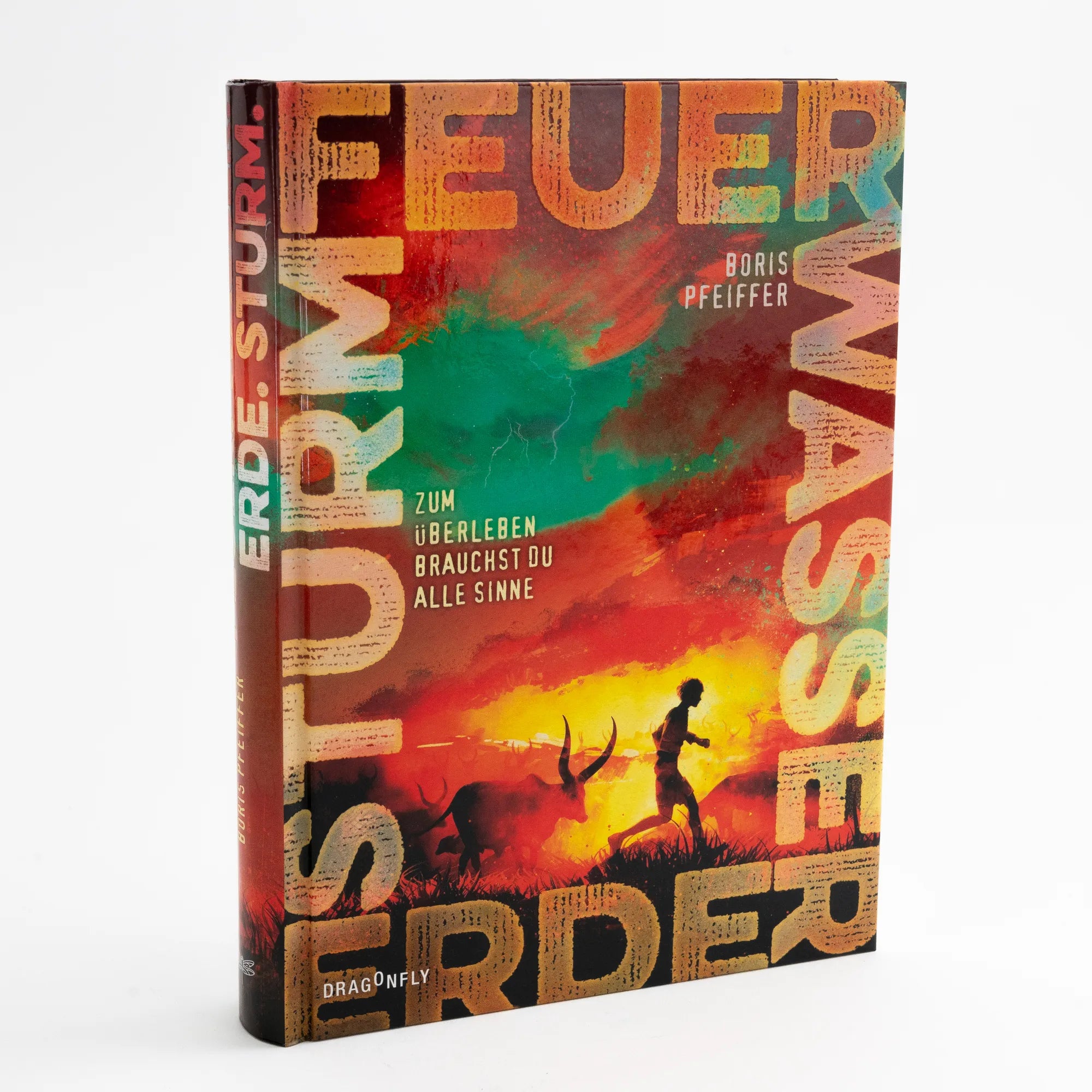 Detailansicht: Feuer. Wasser. Erde. Sturm. - Zum Überleben brauchst du alle Sinne (Hardcover)