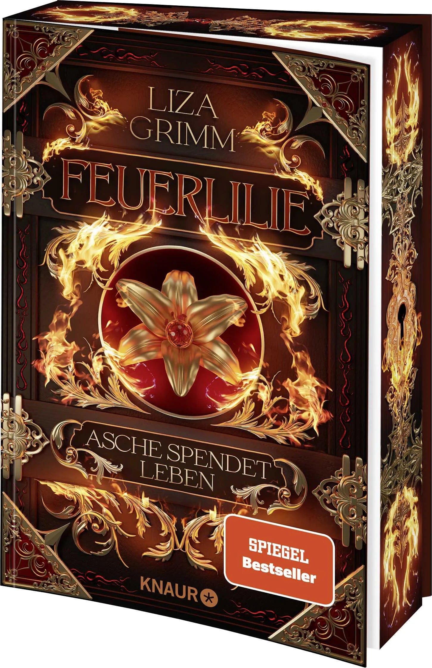 Buchcover von 'Feuerlilie. Asche spendet Leben' - Paperback von Liza Grimm