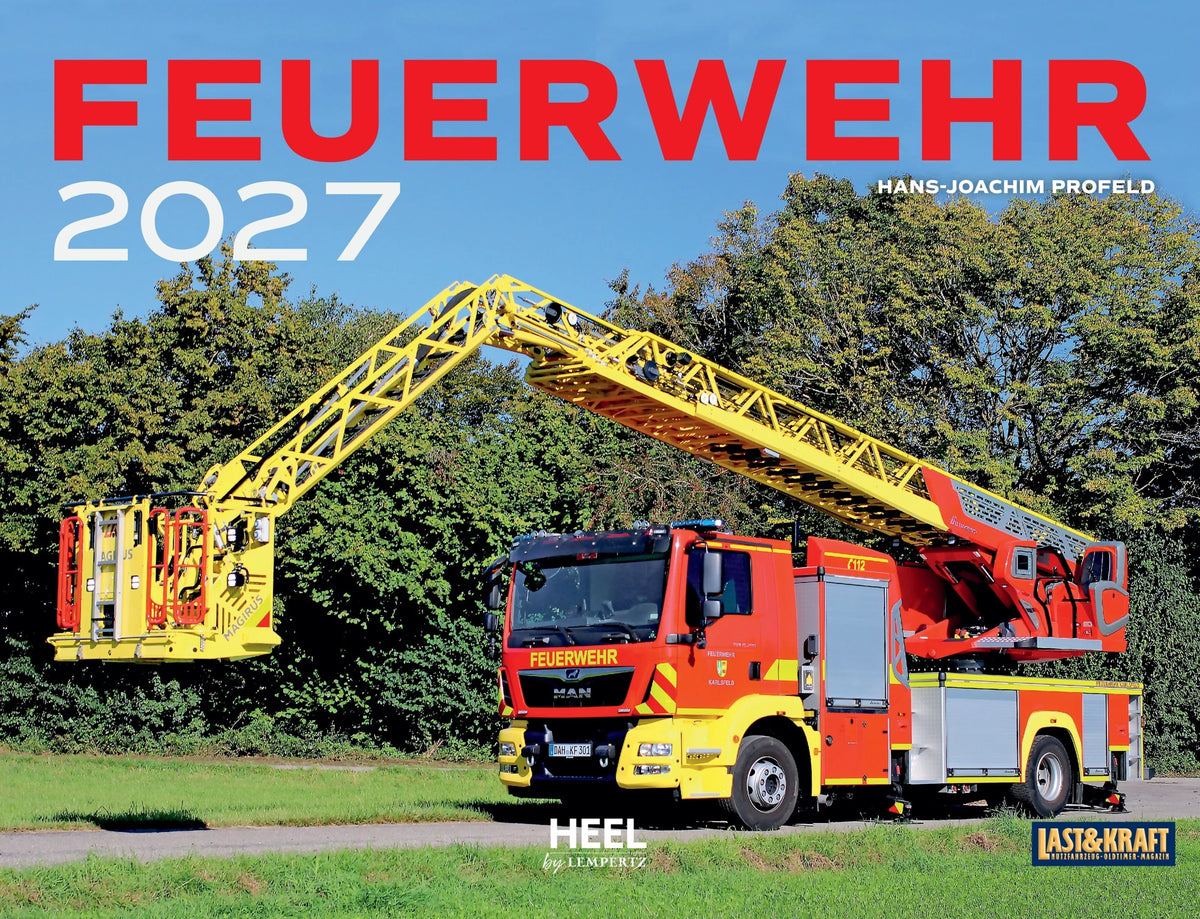 Wandkalender: Feuerwehr 2027 Eintragkalender