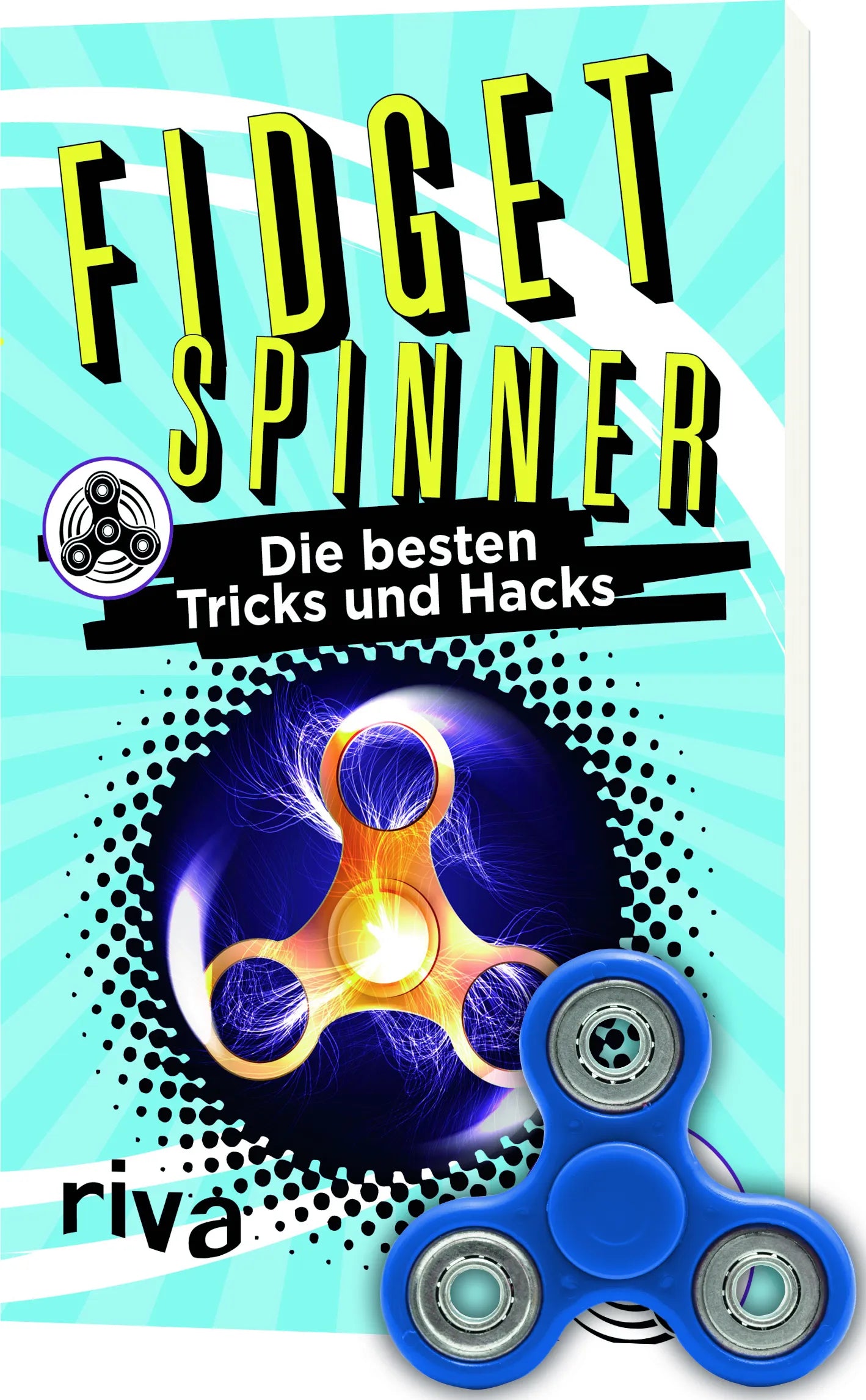 Buchcover von 'Fidget Spinner: Das Bundle mit Buch und Spinner' - Taschenbuch von Max Gerlach