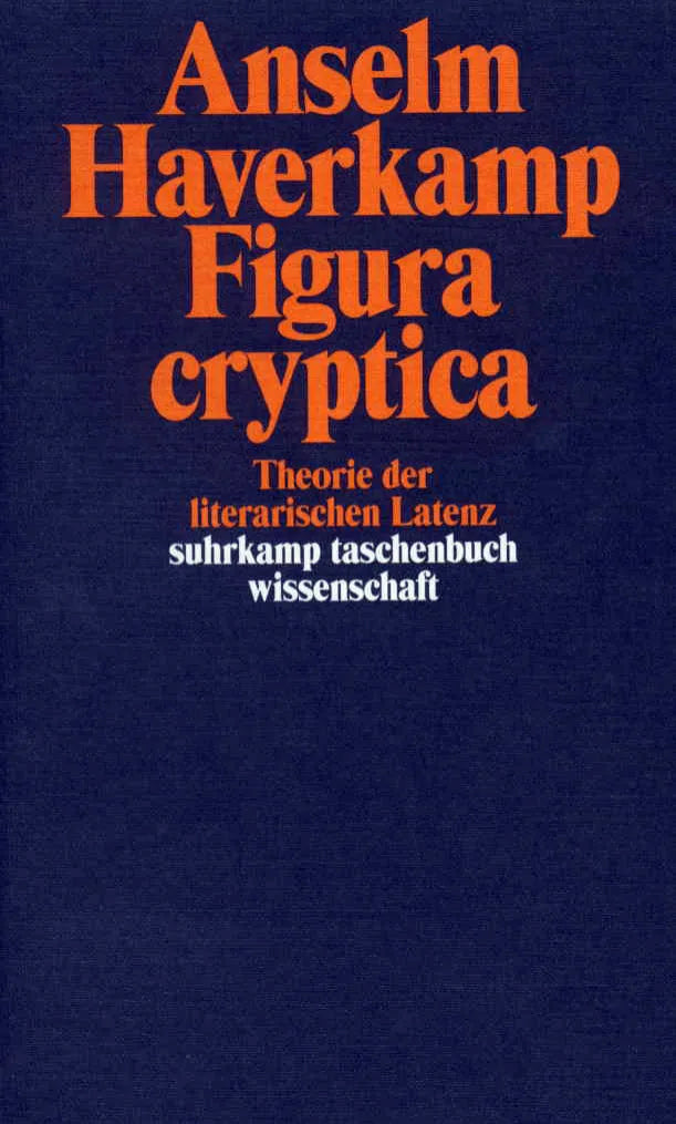 Buchcover von 'Figura cryptica' - Taschenbuch von Anselm Haverkamp
