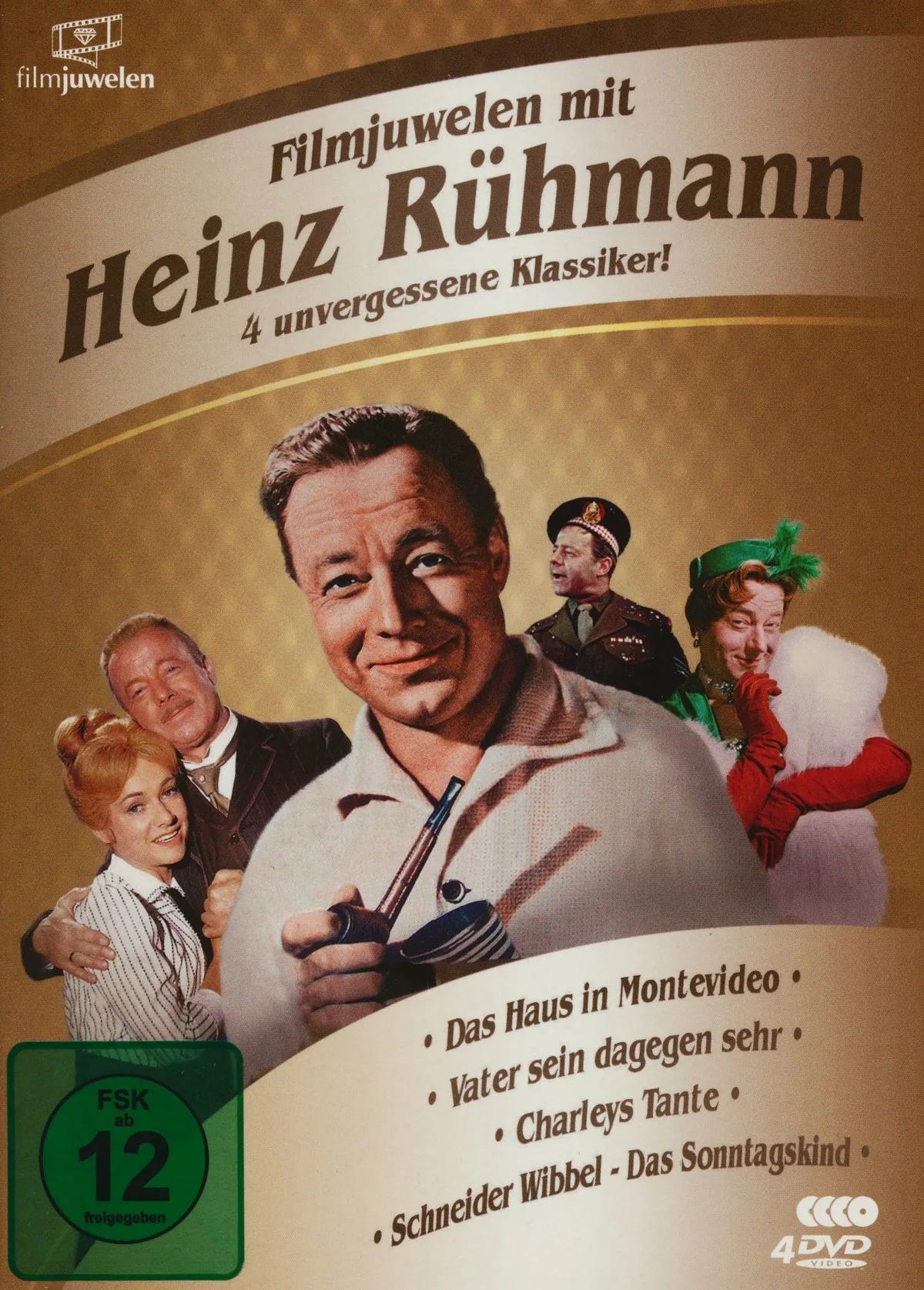 Filmjuwelen mit Heinz Rühmann  [4 DVDs] - DVD