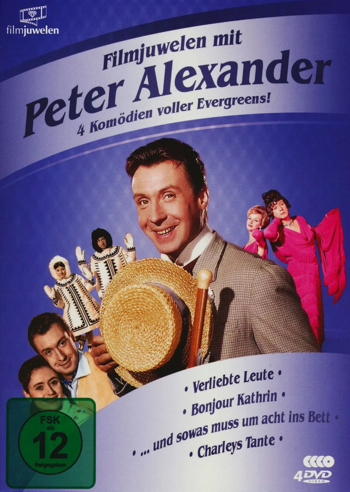 Filmjuwelen mit Peter Alexander  [4 DVDs] - DVD