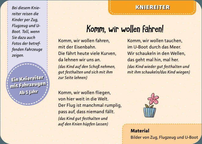 Fingerspiele für Krippenkinder – Ansicht