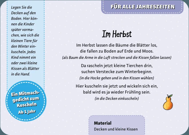 Fingerspiele für Krippenkinder – Ansicht