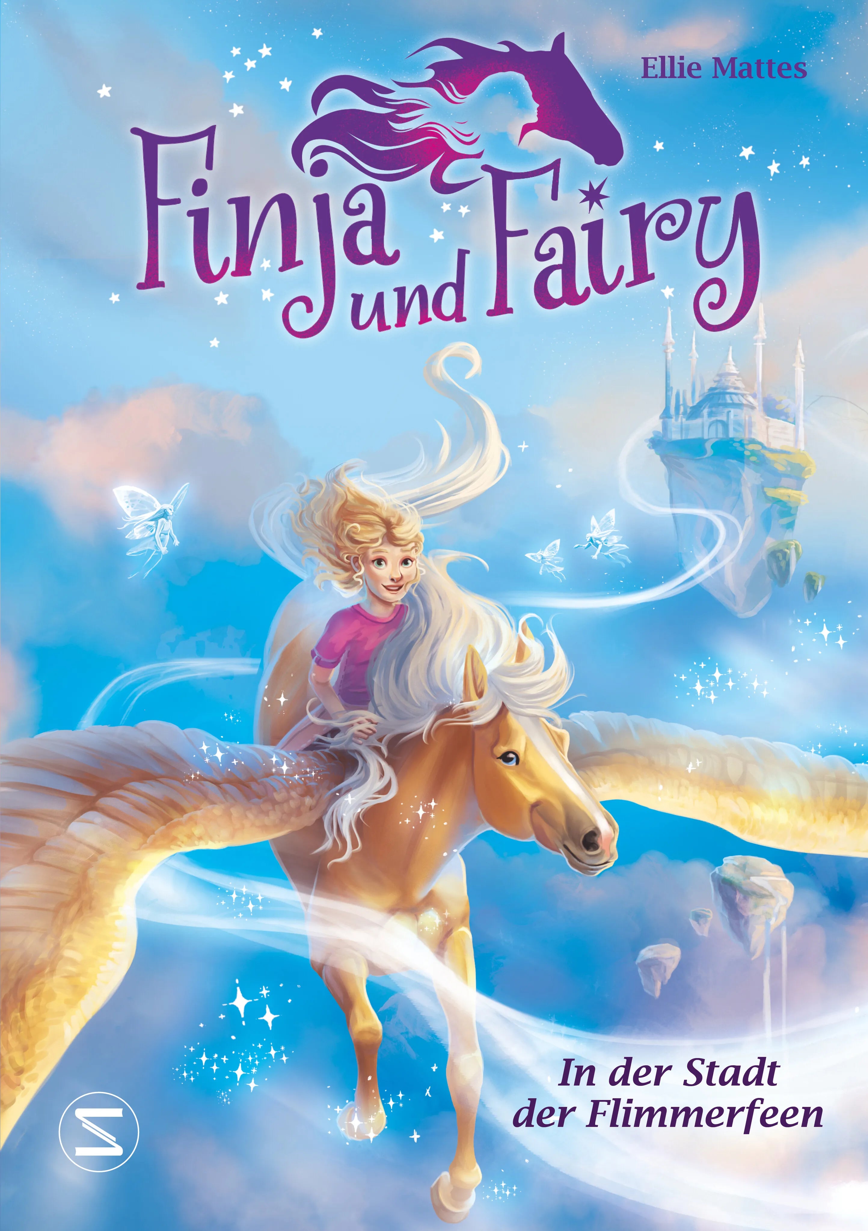 Buchcover von 'Finja und Fairy - In der Stadt der Flimmerfeen' - Gebundene Ausgabe von Ellie Mattes