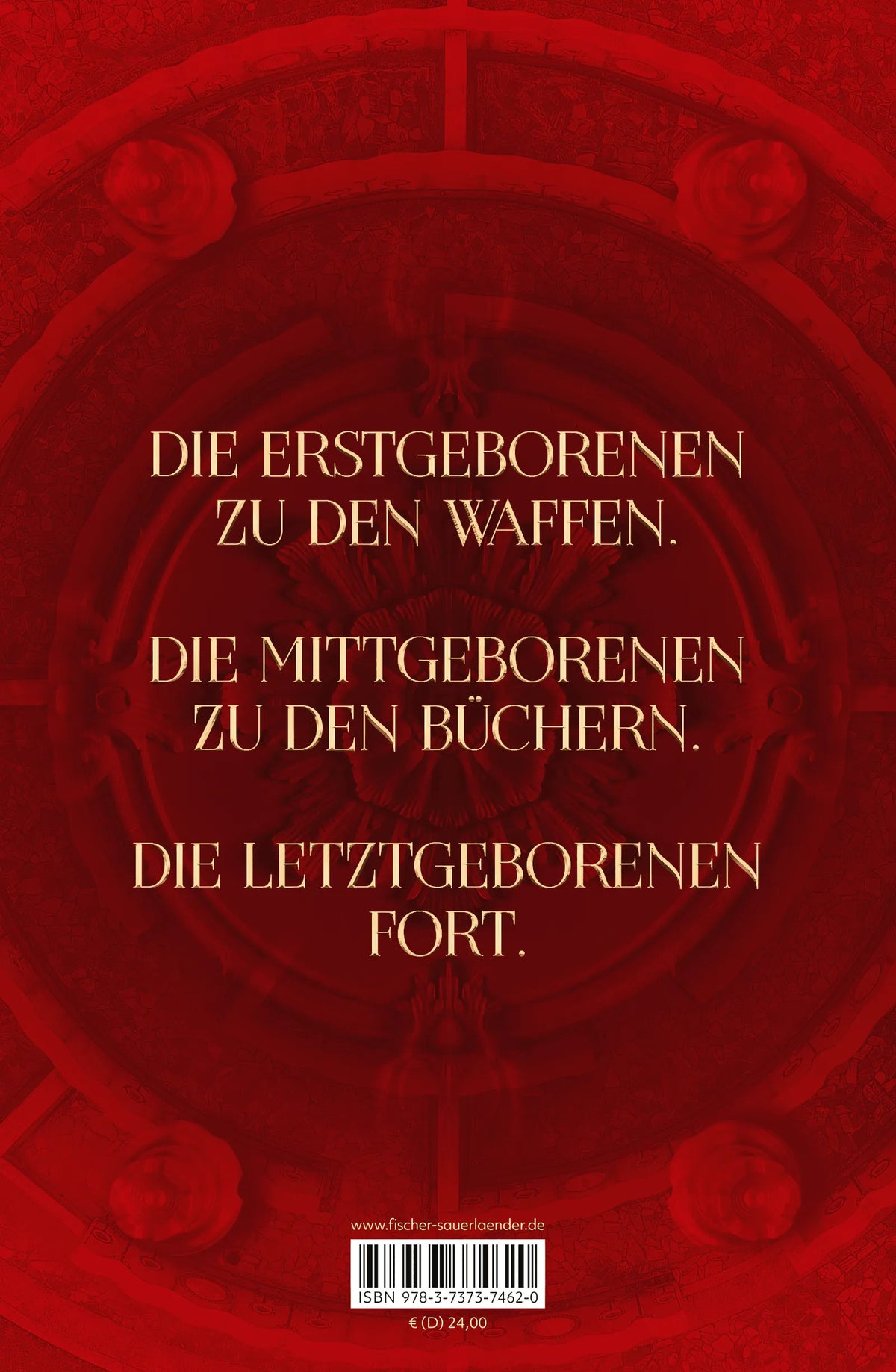 Rückseite: Firstborn (Hardcover)