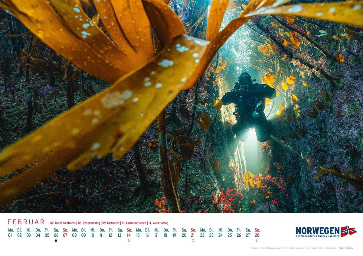 FISCH & FANG Edition: Norwegen Kalender 2027 – Ansicht