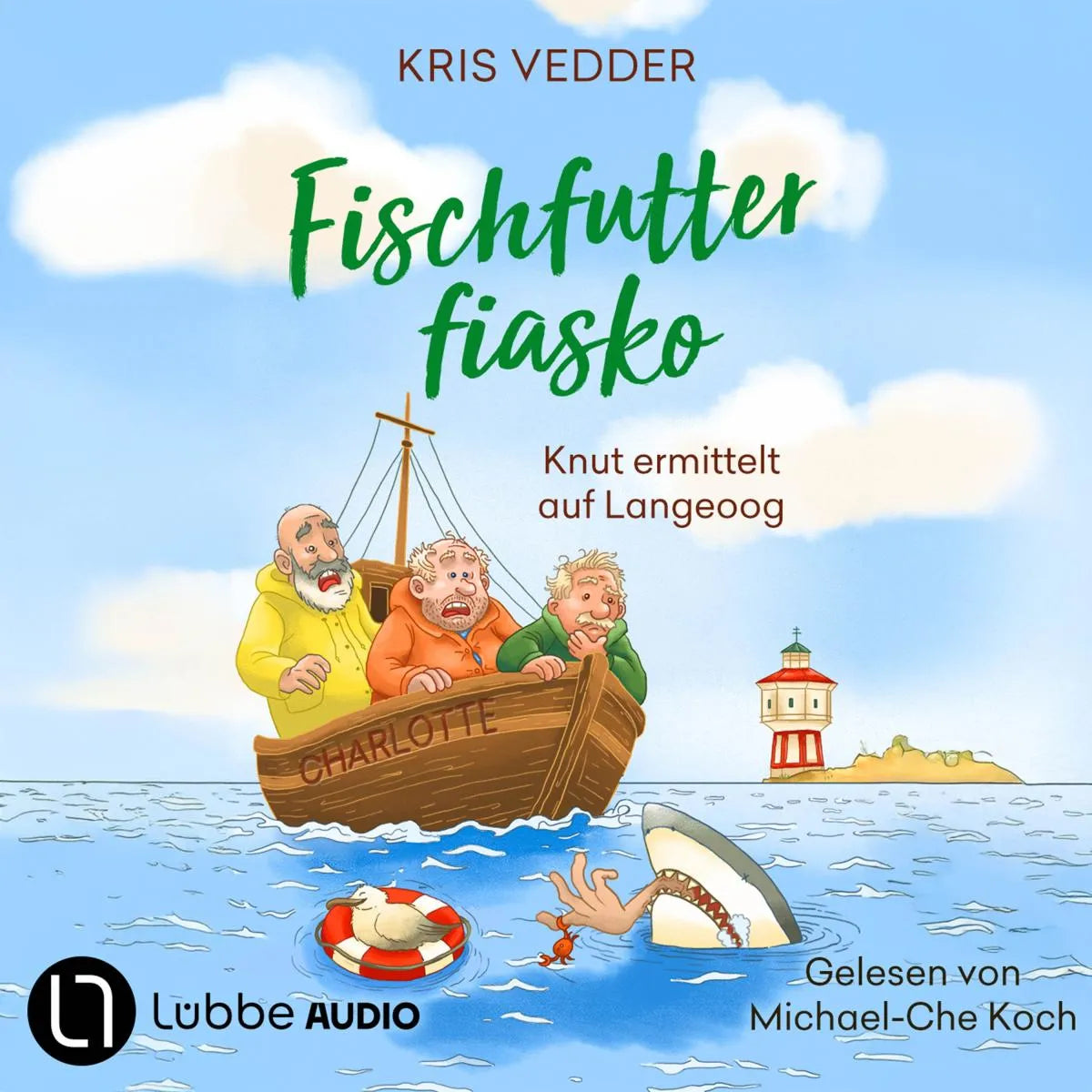 Cover: Fischfutterfiasko - Nordsee-Inselkrimi mit Fischer Knut - Knut ermittelt auf Langeoog, Teil 2 (Hörbuch Download) von Kris Vedder