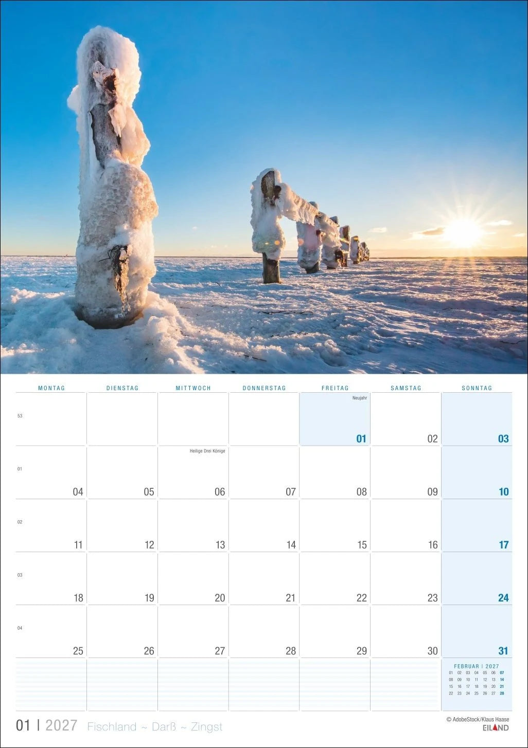 Fischland - Darß - Zingst Kalender 2027 – Ansicht