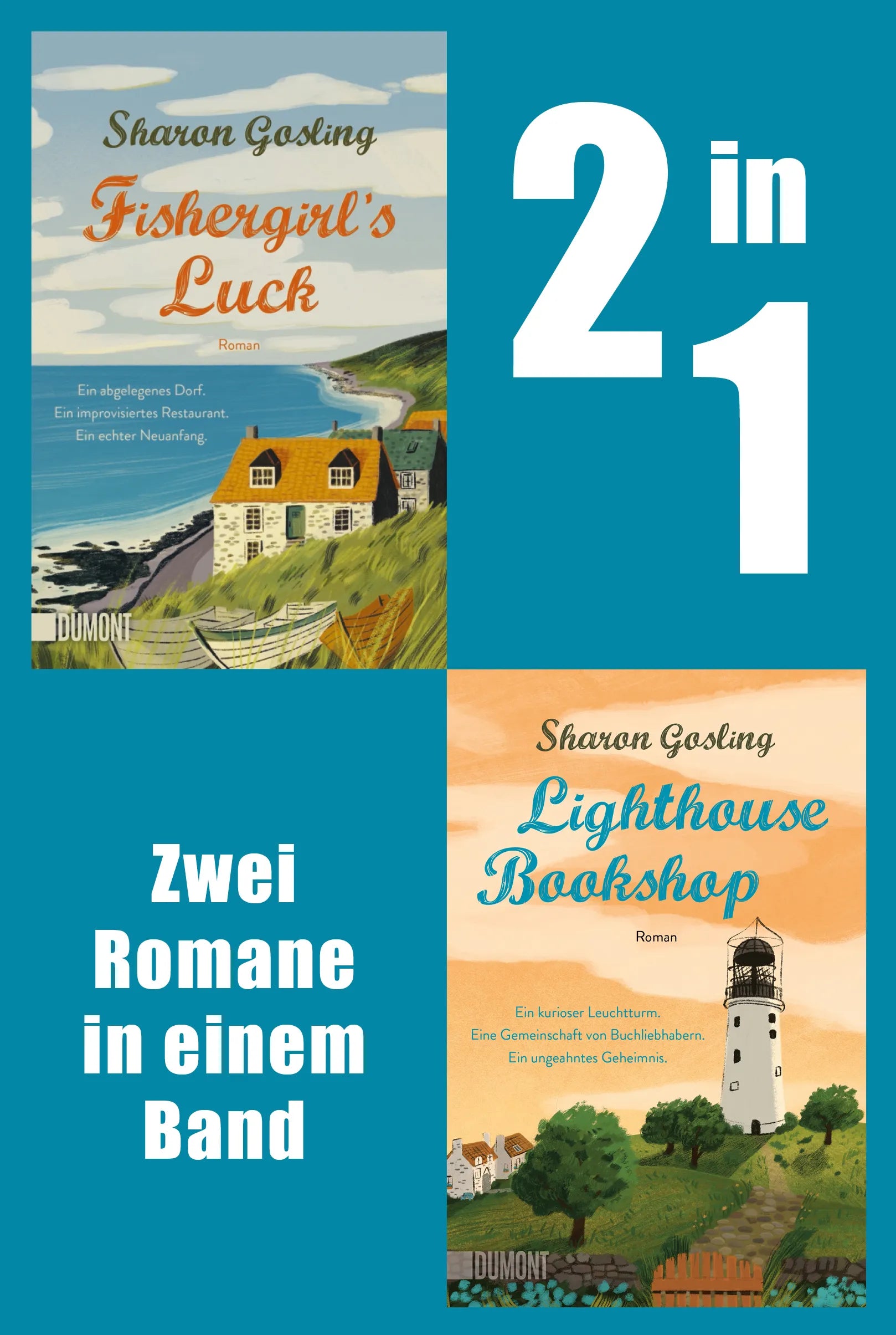 Cover: Fishergirl's Luck & Lighthouse Bookshop (E-Book) von Sharon Gosling