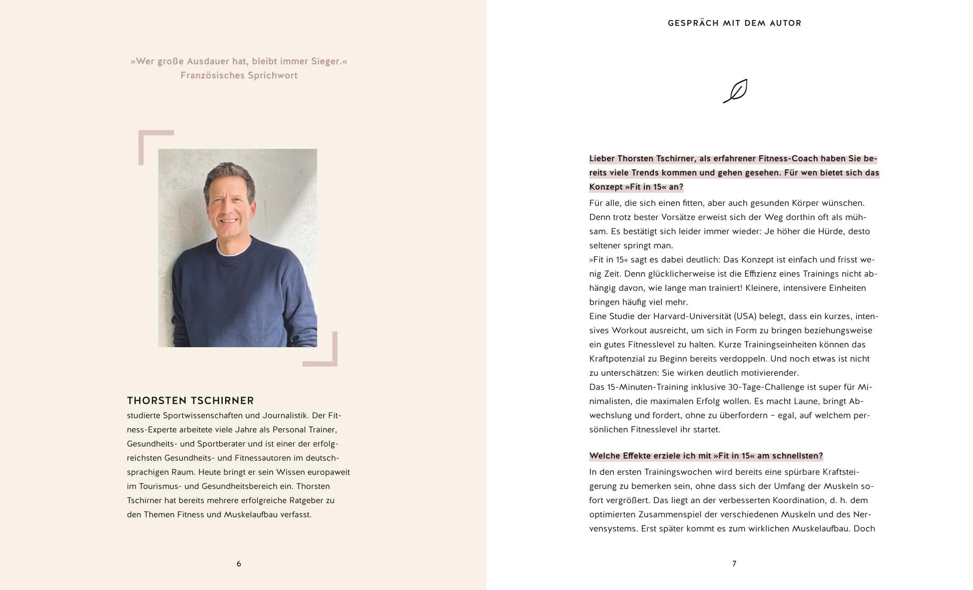 Produktansicht: Fit in 15 (Taschenbuch)