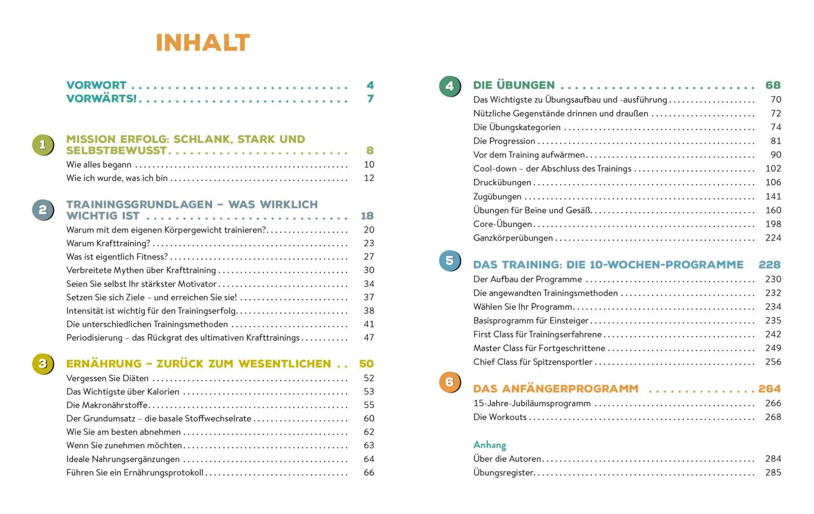 Innenansicht von 'Fit ohne Geräte' - Taschenbuch