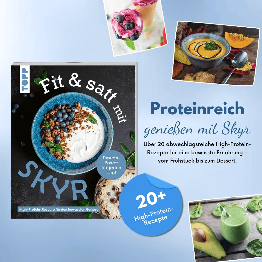 Detailansicht: Fit & satt mit Skyr. High-Protein-Rezepte für den bewussten Genuss. (Taschenbuch)