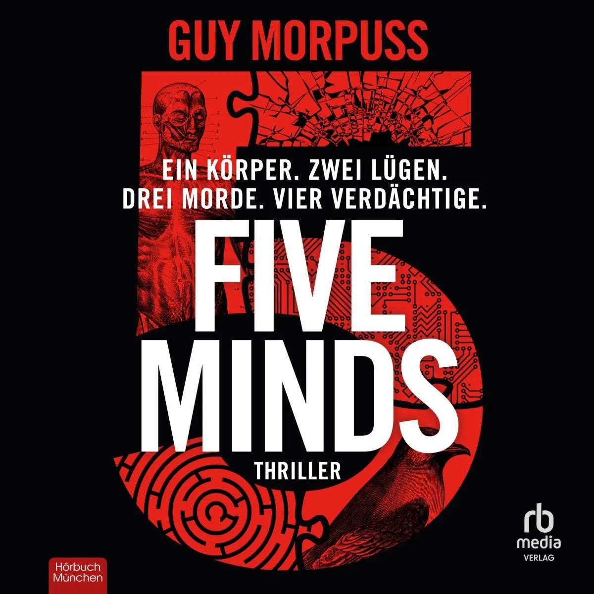 Cover: Five Minds (Hörbuch Download) von Guy Morpuss