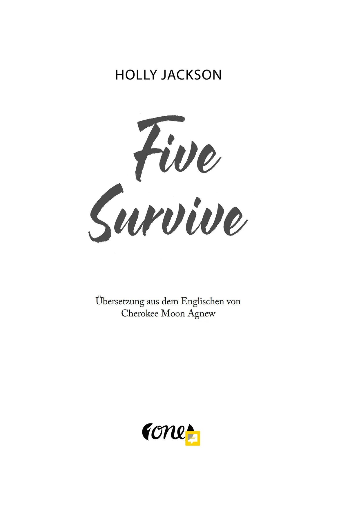 Detailansicht: Five Survive (Paperback)