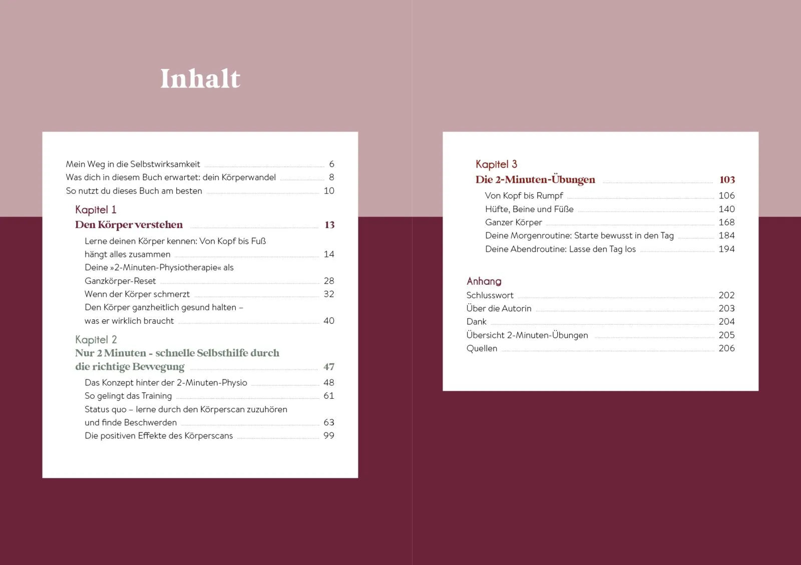 Innenansicht von 'Fix yourself – Deine 2-Minuten-Physiotherapie' - Taschenbuch