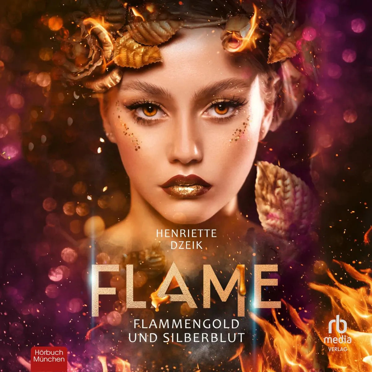 Cover: Flammengold und Silberblut (Hörbuch Download) von Henriette Dzeik