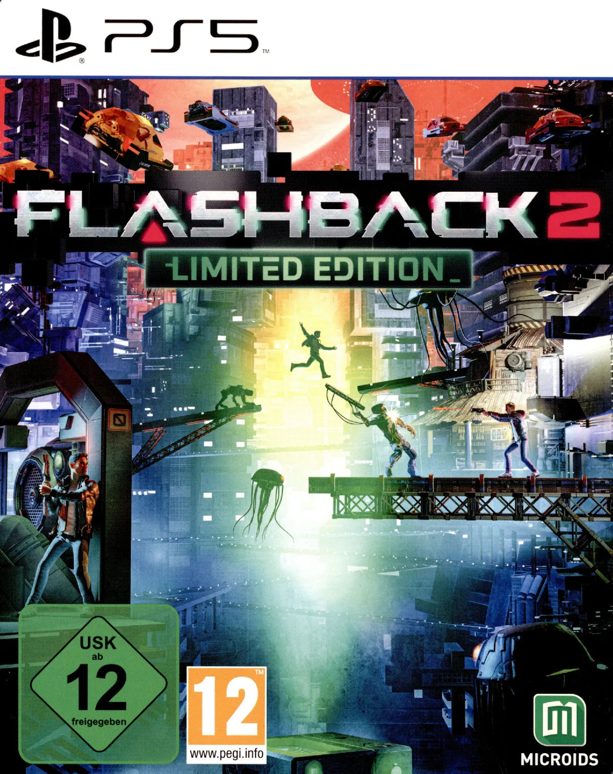 Cover: Flashback 2 (Limited Edition) für Playstation 5. Publisher: astragon Entertainment GmbH