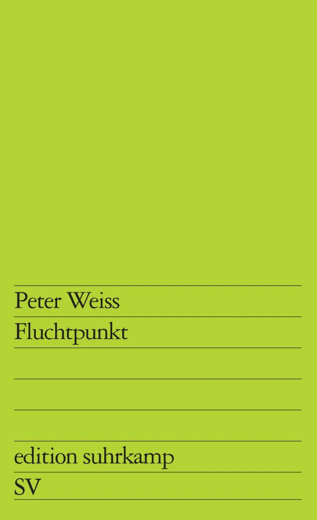 Buchcover von 'Fluchtpunkt' - Taschenbuch von Peter Weiss