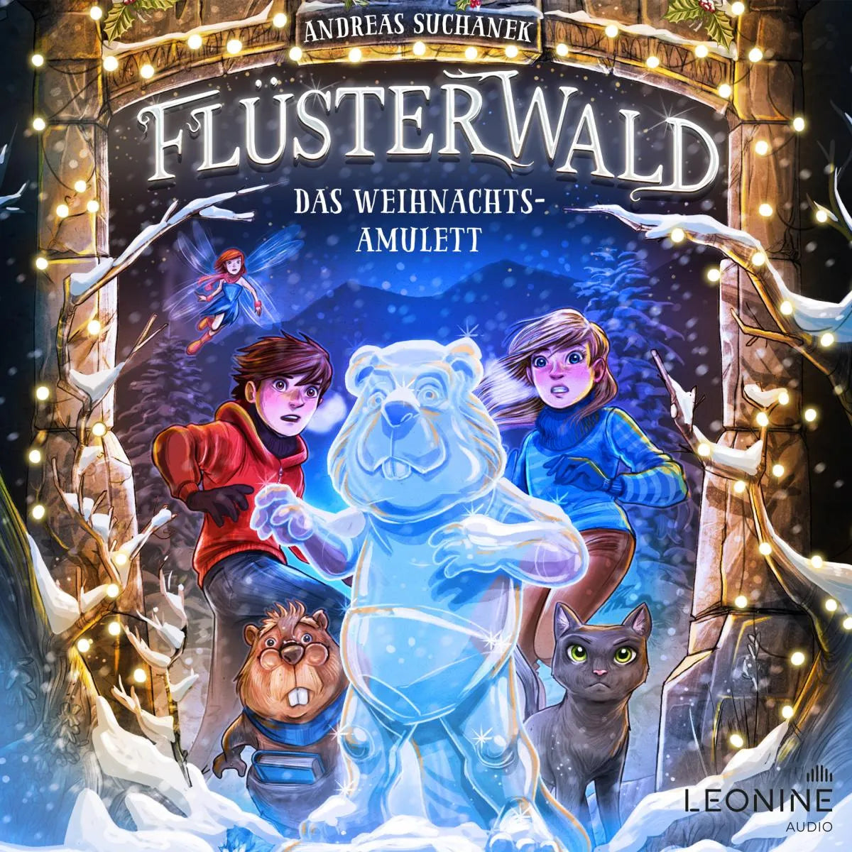 Cover: Flüsterwald - Das Weihnachtsamulett (Hörbuch Download) von Andreas Suchanek