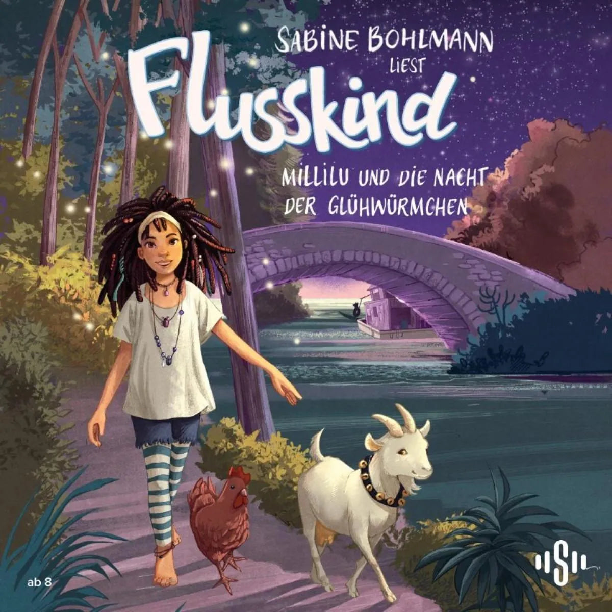 Cover: Flusskind 5: Millilu und die Nacht der Glühwürmchen (Hörbuch Download) von Sabine Bohlmann