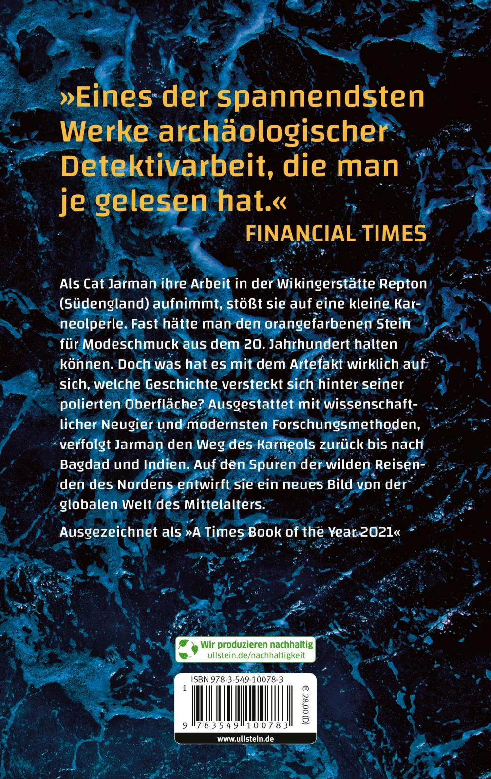 Buchrückseite von 'Flusskönige' mit Klappentext - Gebundene Ausgabe