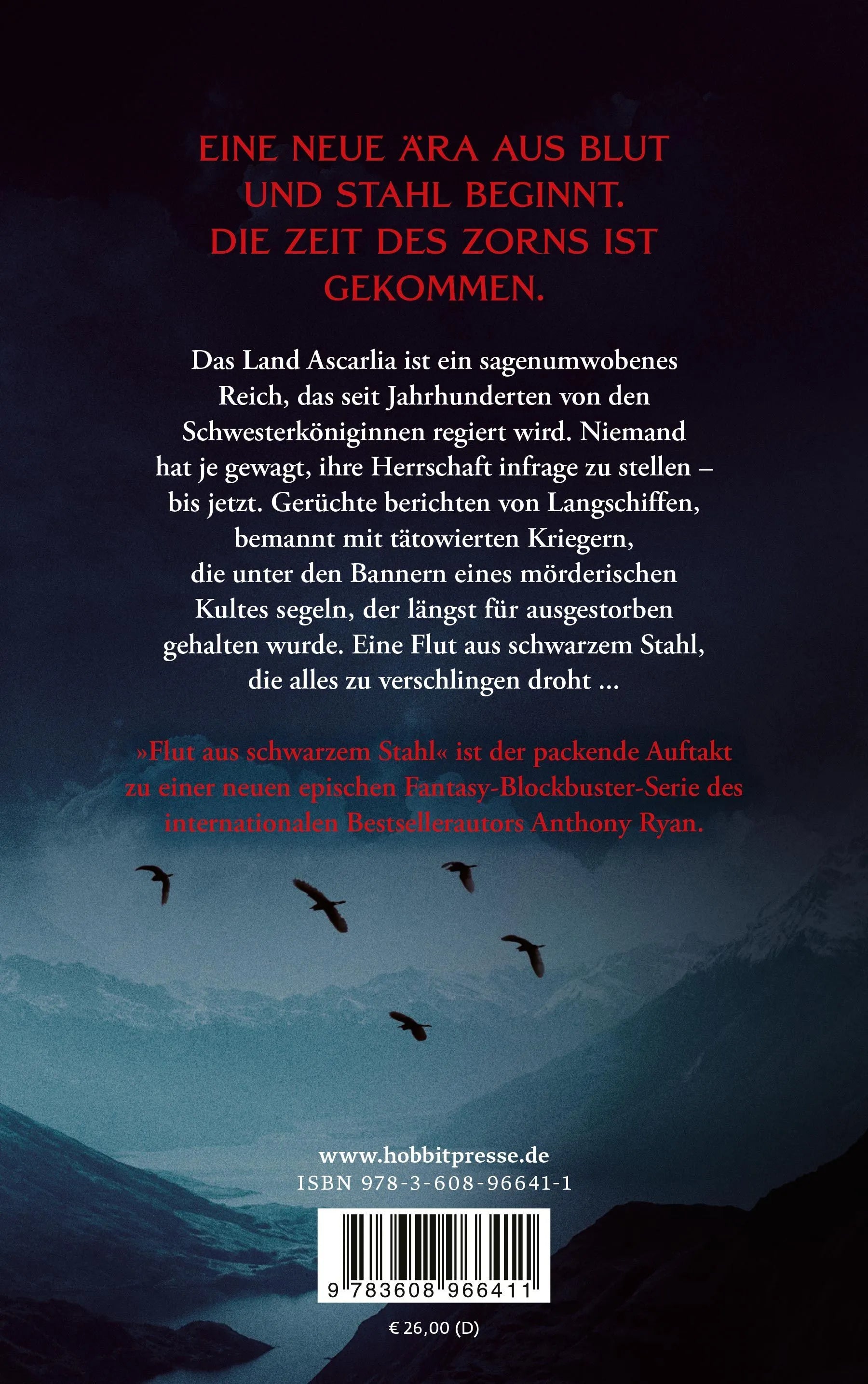 Rückseite: Flut aus schwarzem Stahl (Hardcover)
