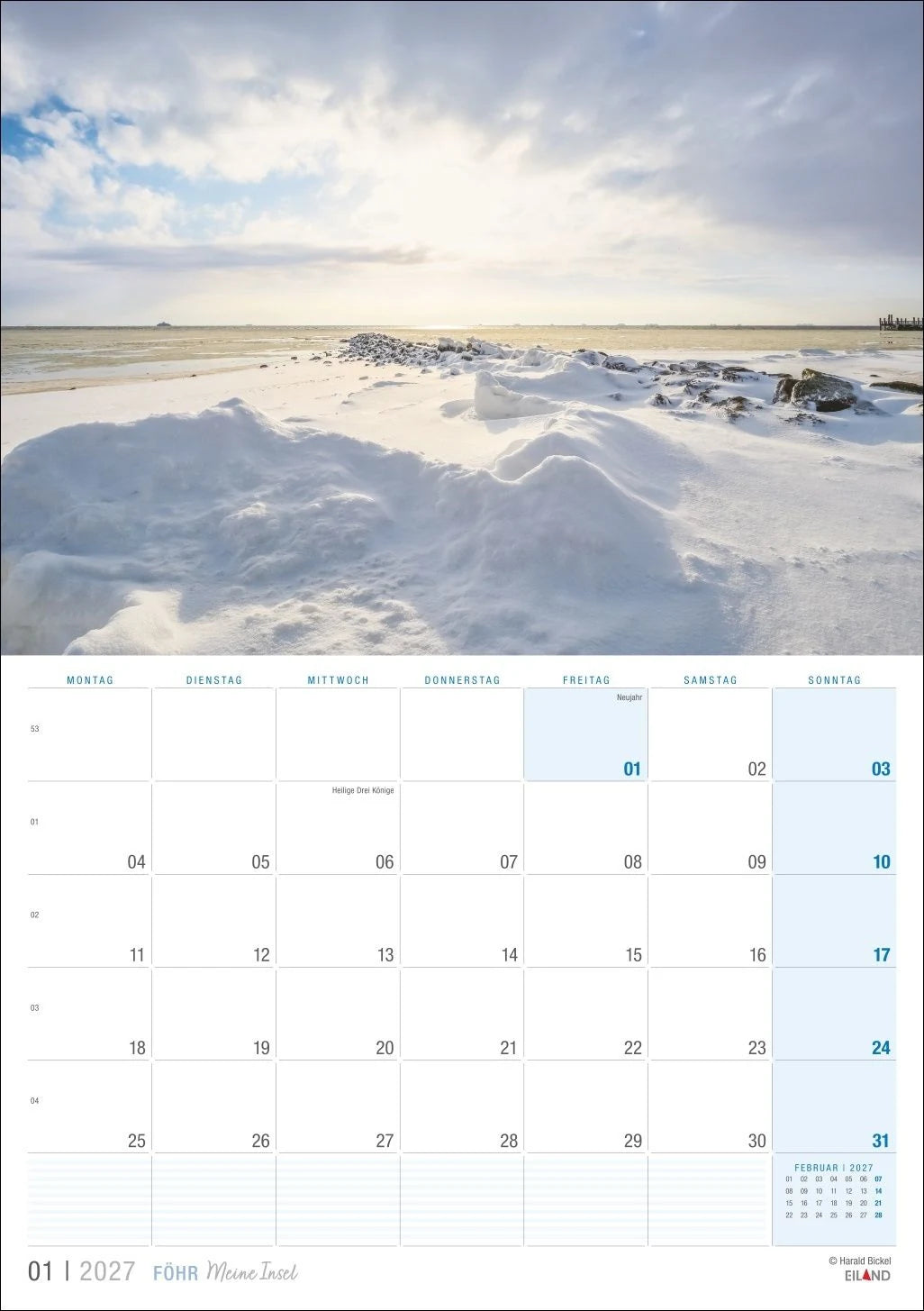 Föhr …meine Insel Kalender 2027 – Ansicht